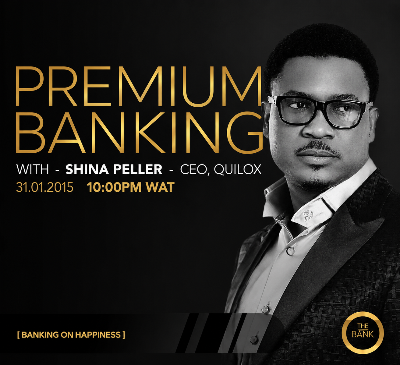 Shina Peller event at The Bank Abuja